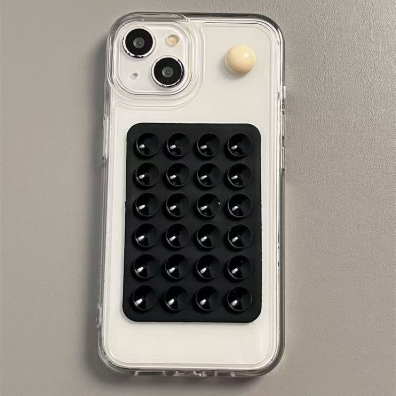 Phone Accessories Case - Silikon Vakumlu Telefon Tutucu Kaymaz Yapışkan