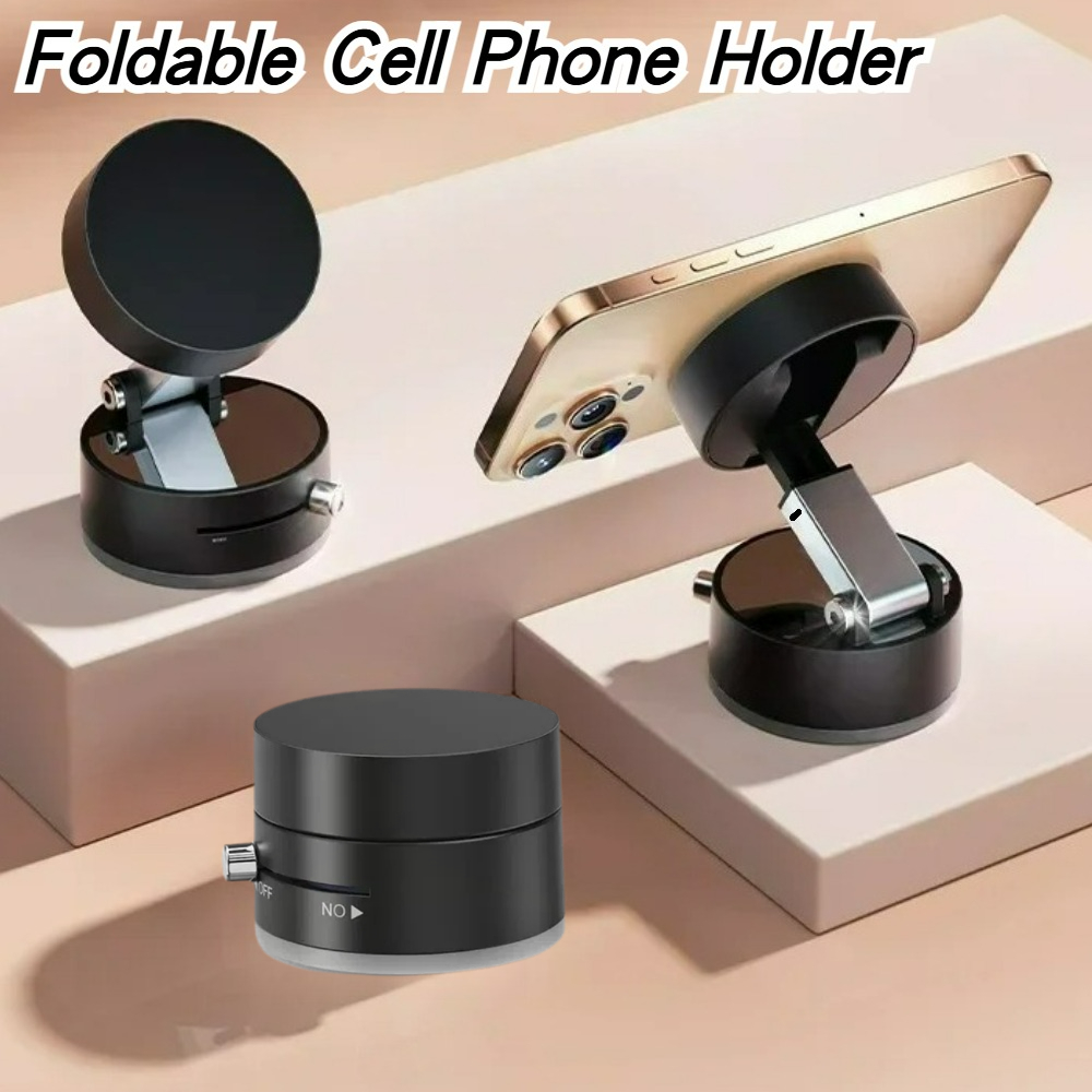 Phone Accessories Useful - Yüksek Performanslı Manyetik Vakum Tutucu Katlanabilir