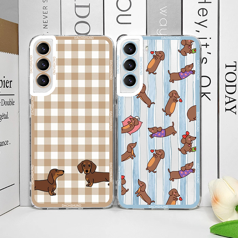 Samsung Accessories Phone - Sevimli Sosis Köpek Telefon Kılıfı Samsung