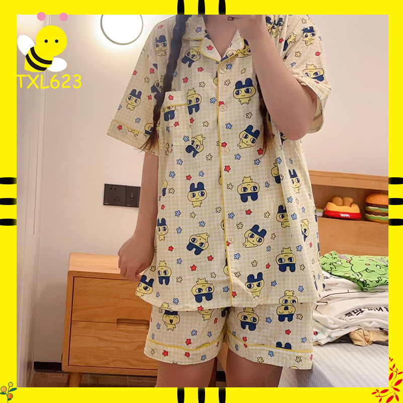 Phone Accessories Doll - Tamagotchi Mameiji Kadın Yaz Saf Pamuk