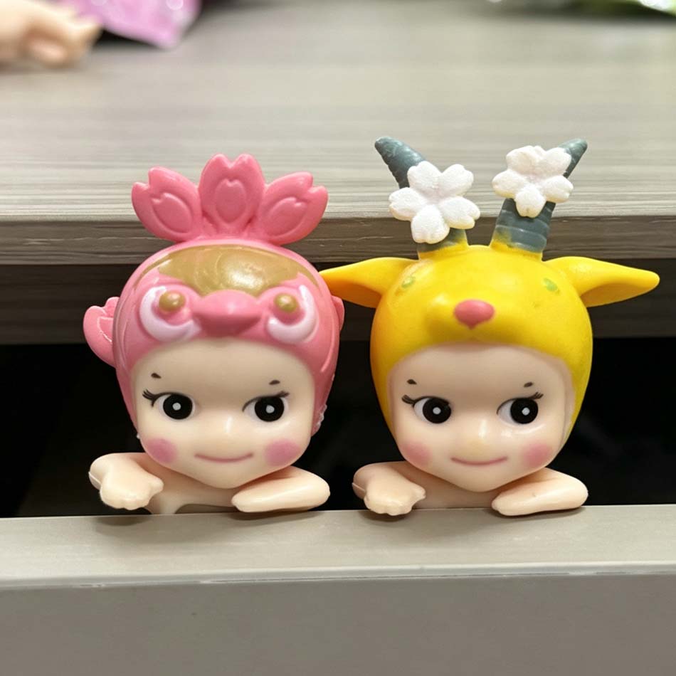 Phone Accessories Doll - Kör Kutu Hippers Dekoratif Mini Figürler