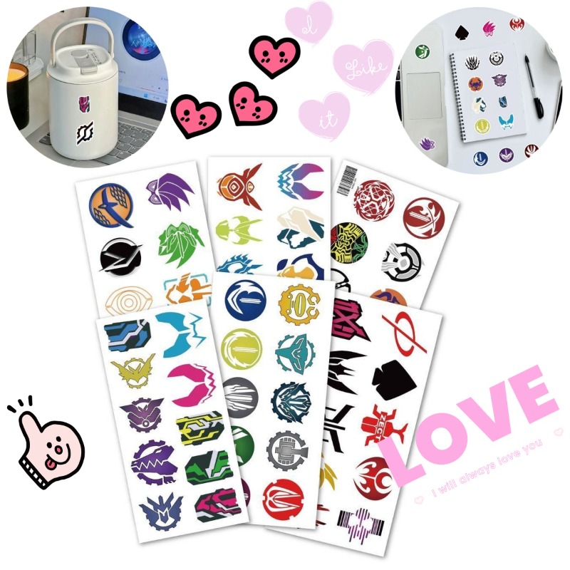 Phone Accessories Logo - 60 sayfa Kamen Rider Logo Çıkartmaları
