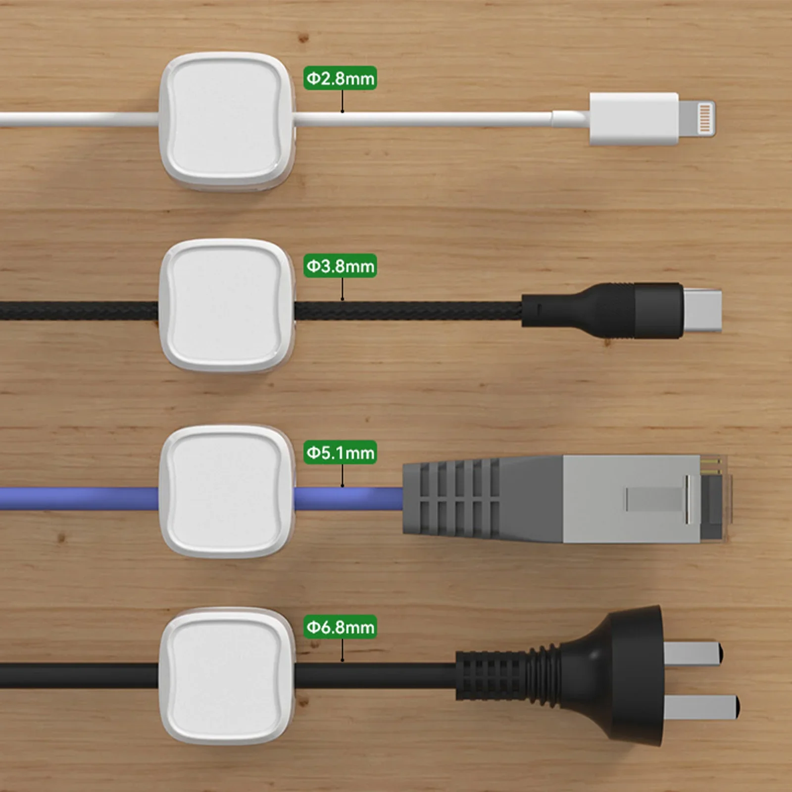 24/6 adet manyetik kablo düzen - Cable Organizer Magnetic incelemesi ve fiyatı
