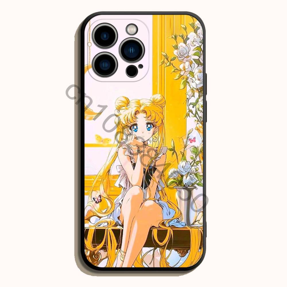 Sailor Moon Siyah Yumuşak TPU  - Phone Accessories Logo incelemesi ve fiyatı