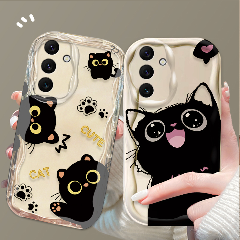 Sevimli Büyük Gözlü Siyah Kedi - Samsung Accessories Phone incelemesi ve fiyatı