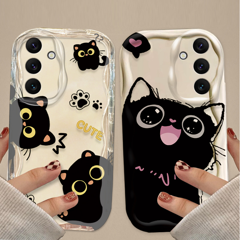 Sevimli Büyük Gözlü Siyah Kedi - Samsung Accessories Phone incelemesi ve fiyatı